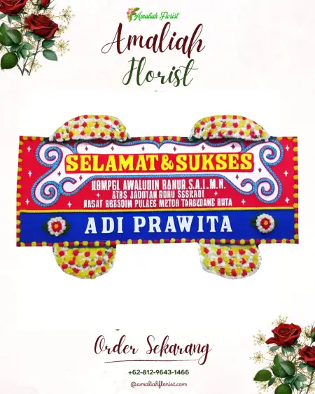Papan Bunga Ucapan Selamat Wale